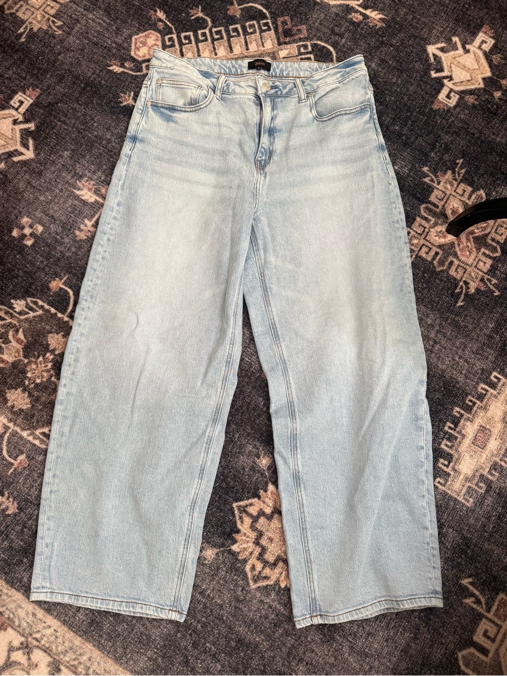 Quince Bella Stretch Barrel Jeans - Cool Blue - Picture 7 of 11